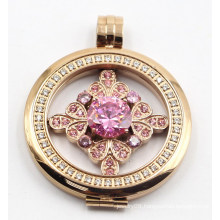 High Quality 316L Stainless Steel Locket with Interchangeable Coin